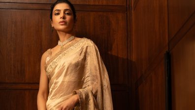 Samantha Ruth Prabhu Glows in a Radiant Golden Saree