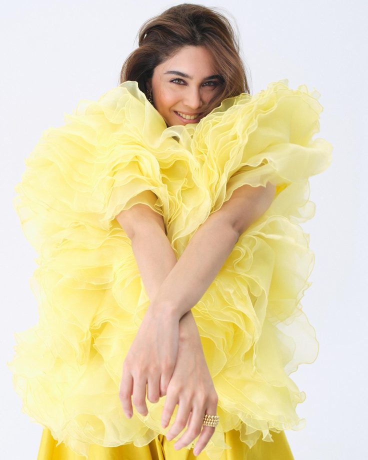 Sharvari Wagh Is A Ray Of Sunshine In Yellow Ruffle Top - See Pics 940955